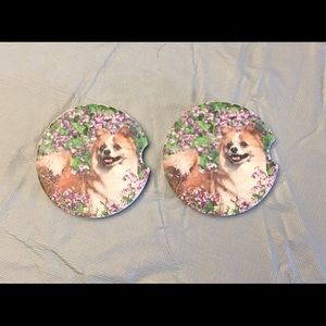 Thirsty Stone Coasters for Car x2